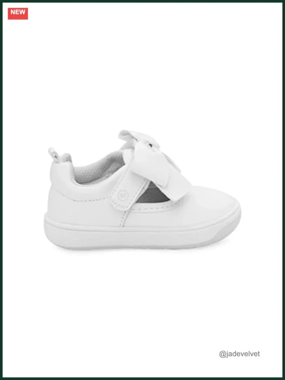 Memory Foam Sneakers with Hook & Loop Closure - Washable
